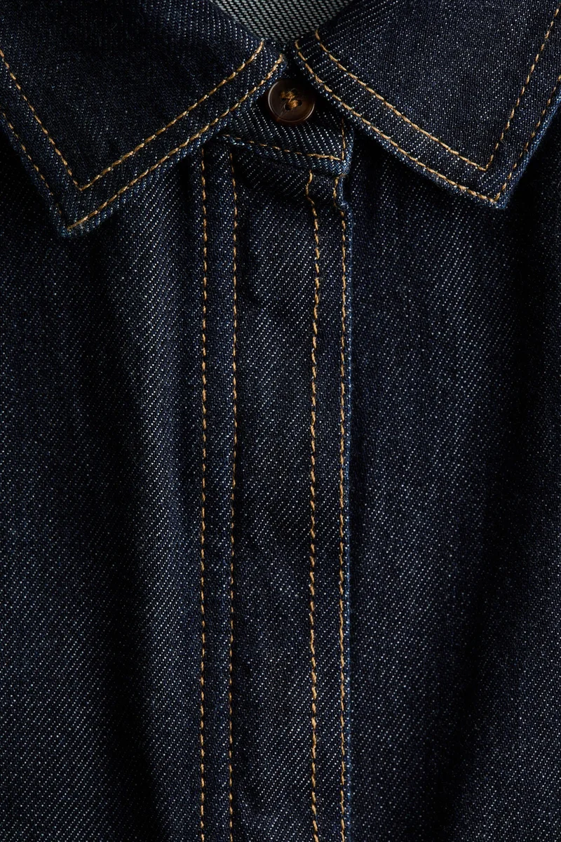 اتش اند ام فستان قميص جينز من مجموعة ماما